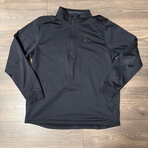 Under Armour Men's Black Lightweight Quarter-Zip Jacket